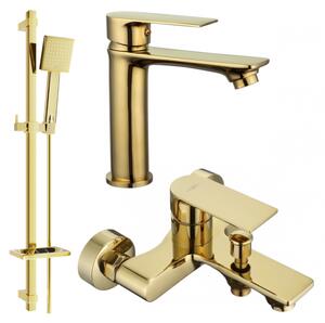 Mexen Royo DQ45 kád szett, arany - 72203DQ45-50