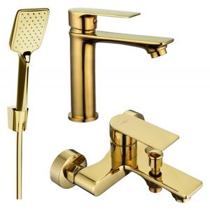 Mexen Royo R62 fürdőkád szett, arany - 72203R62-50