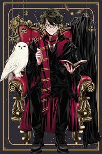 Művészi plakát Harry Potter - Anime style, (26.7 x 40 cm)