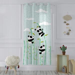 Panda Garden pamut gyerekfüggöny, 140 x 265 cm - Moshi Moshi