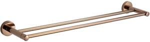 Mexen kiegészítők, Remo törölközőtartó 2 soros, rose gold, 7050725-60