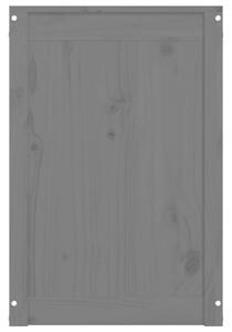 VidaXL szürke tömör fenyőfa szennyestartó láda 88,5 x 44 x 66 cm
