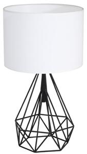 Milagro Triangolo asztali lámpa, fekete-fehér, 1xE27 foglalattal