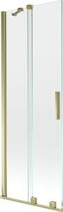 Mexen Velar Kádparaván 2 részes csúszó 70 x 150 cm, átlátszó nano, arany - 896-070-000-01-50 Kádparaván
