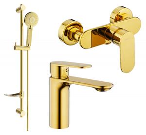Mexen Milo DF40 zuhanykészlet, arany - 71304DF40-50