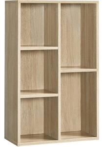 Könyvespolc 5 rekesszel 50 x 80 x 24 cm