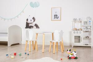 Ourbaby - Gyerek asztal és székek nyuszifülekkel Bunny