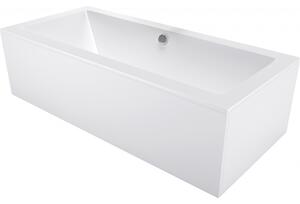 Mexen Cube téglalap alakú kád 180 x 90 cm burkolattal, fehér - 55051809000X