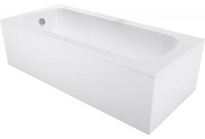 Mexen Vega téglalap alakú 120 x 70 cm-es kád burkolattal, fehér - 55011207000X