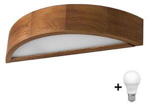 Brilagi Brilagi - LED fali lámpa CARVALHO 1xE27/60W/230V tölgy cseresznye BG0857