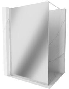 Mexen Kioto zuhanyfal Walk-in 100 x 200 cm, tükör 8 mm, fehér - 800-10-101-20-50