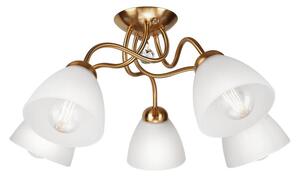 Lamkur Csillár 5xE27/60W/230V arany LA43579