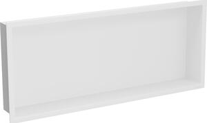 Mexen X-Wall-R süllyesztett polc peremmel 75 x 30 cm, fehér - 1920753010