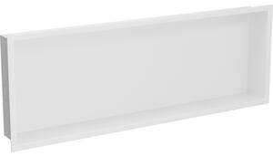 Mexen X-Wall-R, falra szerelhető polc gallérral 90 x 30 cm, fehér, 1920903010