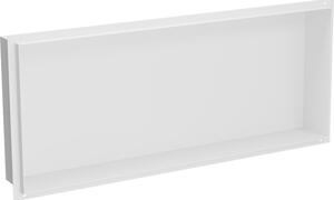 Mexen X-Wall-NR süllyesztett polc perem nélkül 75 x 30 cm, fehér - 1921753010