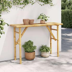 VidaXL Bambusz Konzolasztal - 115x39x75 cm