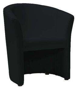 TM-1 Fekete Fotel - Wenge Lábak