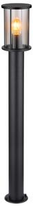 GRACEY kültéri lámpa, 1xE27, h:100 cm, d:14,3 cm, matt fekete