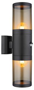 XELOO kültéri lámpa, 2xE27, 42 cm, matt fekete