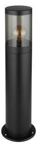 XELOO kültéri lámpa, 1xE27, h:50 cm, d:14 cm, matt fekete