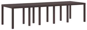 Kerti Asztal Barna 300 x 100 x 73 cm polirattan