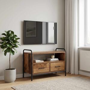 TV szekrény 67,5 x 33 x 50 cm Antik Fa Szerelt Fa