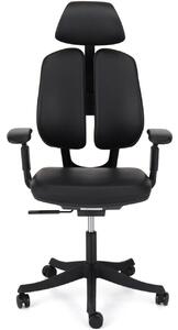 Ergonomikus irodai szék Liftor Active, fekete (valódi bőr)