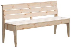 ROJAPLAST Fenyőfa Kerti Pad - Natúr - 150x50 cm