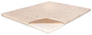 Topper Saltea Super Ortopedic, 6.5 cm, Bio Bumbac, 100 x 190 cm