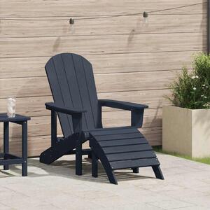 Adirondack szék Sötétkék HDPE