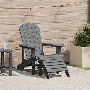Adirondack szék Világosszürke HDPE
