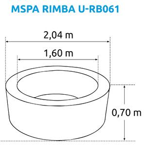 Marimex MSPA Rimba U-RB061 felfújható pezsgőfürdő