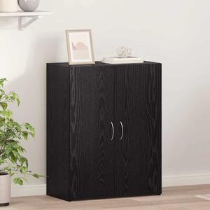 Irodai szekrény Fekete Tölgy 70 x 32 x 77.5 cm Szerelt Fa