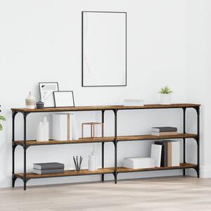 Konzolasztal Öreg fa 200 x 29 x 75 cm Mérnöki fa és fém