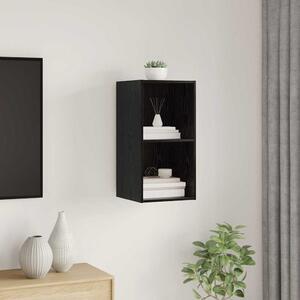 TV szekrény garnitúra 37 x 37 x 72 cm Fekete tölgy Szerelt Fa