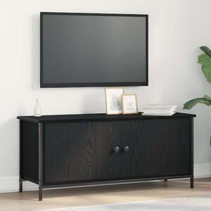 TV szekrény 100 x 35 x 45 cm Fekete tölgy Szerelt Fa