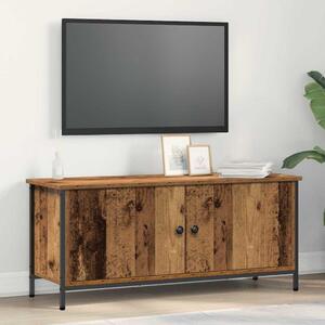 TV szekrény 100 x 35 x 45 cm Öreg fa Szerelt Fa