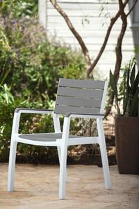 Keret Harmony kerti szék , fehér / világos szürke