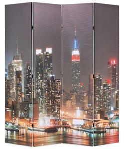 Éjszakai New York mintás paraván 160 x 170 cm