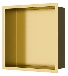 Shower niche SAT Aurum brushed gold 30x30 cm SATAURN3030BG