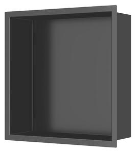 Shower niche SAT Aurum black matte 30x30 cm SATAURN3030MB