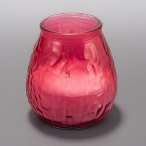 NEXOS Gyertya készlet rózsaszín üvegben 10 cm 4 db