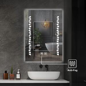 IREDA Fürdőszobatükör LED világítással 80 x 60 cm
