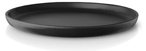 Nordic fekete agyagkerámia tányér, ø 25 cm - Eva Solo