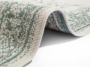 Borbon zöld-krémszínű kültéri szőnyeg, 80 x 150 cm - NORTHRUGS