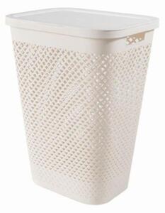 Curver Pure 55 l krém szennyestartó fedéllel