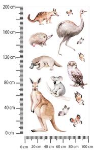 Gyerekszoba falmatrica - Ausztrál állatok
