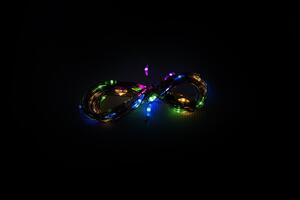 NEXOS Dekoratív LED világítás 60 LED színes