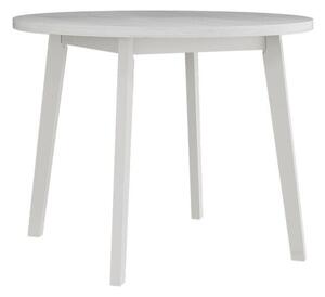 Asztal Victorville 128, 75cm, Fehér, Bükkfa