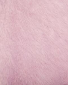Rózsaszín báránybőr szőnyeg ULURU